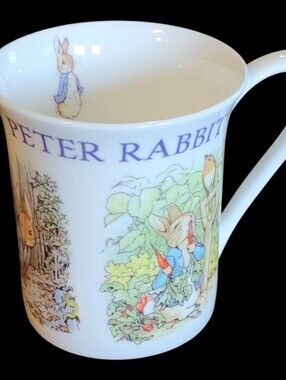 Beatrix Potter Mug Peter Rabbit Frederick Warne 2007 EUC Displayed Only Cute